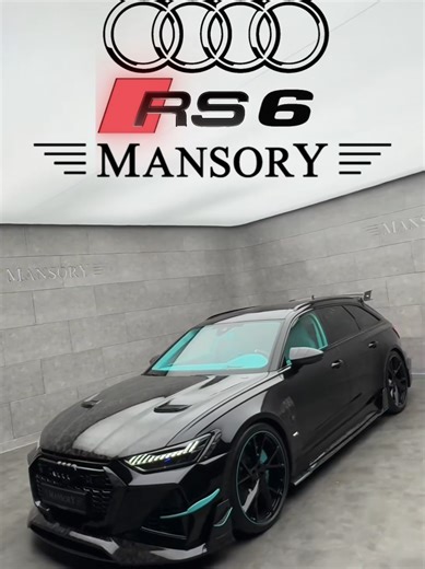 A RS6 MAIS POTENTE DA MANSORY! 🔥 #carros #rs6 #audi #curiosidades