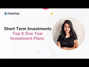 Short Term Investments | Top 6 One Year Investment Plans