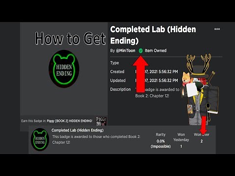 How to get the Hidden Ending in Piggy Book 2 Chapter 12!!!!