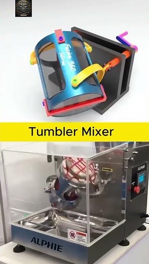The Secret to Perfect Mixing: The ALPHIE Tumbler Mixer 🔄 #Engineering