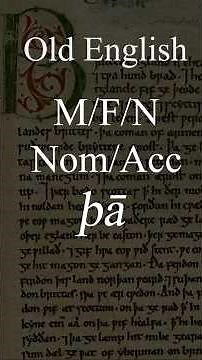 Old English grammar began changing before the conquest