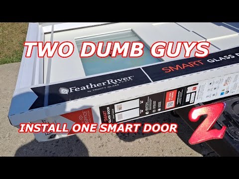 INSTALLING A SMART-DOOR. #carpenter #doors #smartgadgets