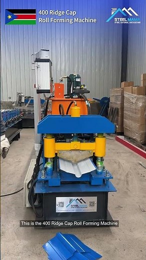 🔥 Revolutionize Roofing! 400 Ridge Cap Machine LIVE Demo + Efficiency Boost！#ridger #roofing