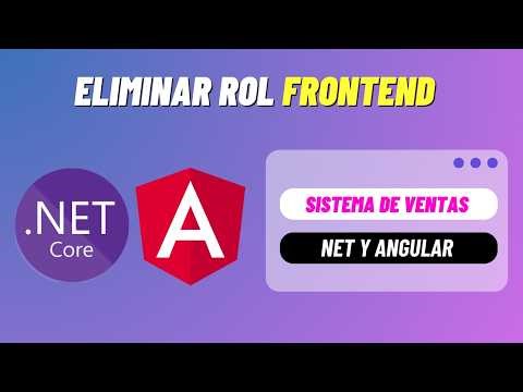 #142 Eliminar Rol - Frontend | Sistema de Ventas
