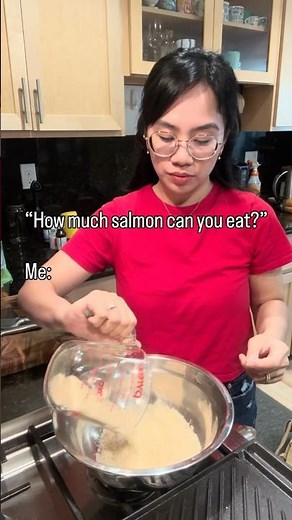 Salmon burgers for my family
