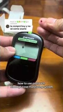 how to use onetouch bloodglucose monitoring system #bloodsugar #bloodglucose #onetouch #oatmeal