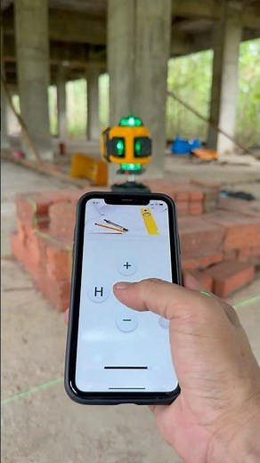 16 Line LED Laser Level Smart APP+ Remote Control. #laserlevel #construction