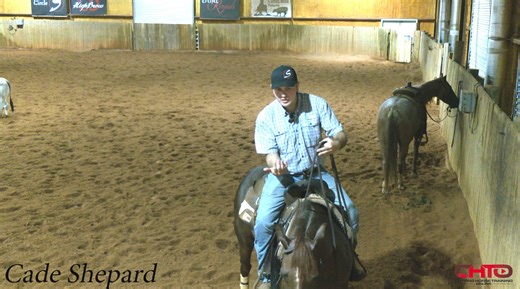 Get an insight to $1.9 million dollar young gun Cade Shepard! Cade is an exceptional young open trainer that is mastering the art of producing competitive cutting horse's that have expression and discipline in the show pen.. We are so fortunate to feature Cade on CHTOlive.com giving us an insight to the new generation of cutting horse trainers. In this video Cade works a 3yr old showing you how he: * Uses his feet on a horse working flat. * What to do if your horses belly is pushing on the cow w