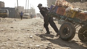 Old Man Pulling Hand Cart On Stock Footage Video (100% Royalty-free) 1030817852 | Shutterstock