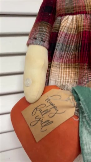 Primitive Autumn Raggedy Ann Handmade Doll With Pumpkin FREE SHIPPING - Etsy