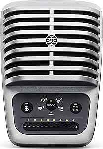 Shure MV51 Digital Large-Diaphragm Condenser Microphone with USB and Lightning Cables