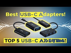Top 5 Best USB-C Multiport Adapters in 2025 | Fast Charging + 4K HDMI Hubs
