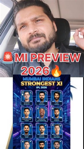 🚨MUMBAI INDIANS PREVIEW IPL 2026🤯MI Possible Playing Eleven Rohit Sharma 6thTrophy Promise IPL 2026