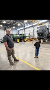Jackson wanted to check out the TRULAND Equipment dealer in Wabash , IN and got to check out the service area he remembered a tractor that was there he had seen up for auction and they had a nice 720. Thanks Justin for meeting us there . #jacksonfarmer #justajacksonthing #johndeere #thatsallshewrote | JustAjacksonthing
