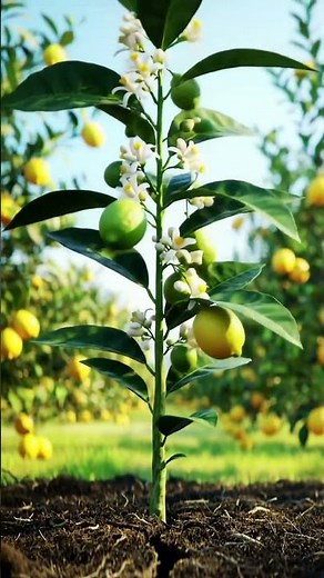 From tiny seed to lemon tree! #Timelapse