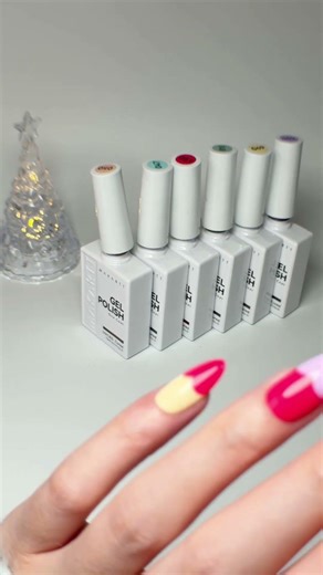 How to create an easy heart color block nail look using our 𝐎𝐧𝐞 𝐍’ 𝐃𝐨𝐧𝐞 𝐆𝐞𝐥 𝐏𝐨𝐥𝐢𝐬𝐡 𝐒𝐞𝐭
