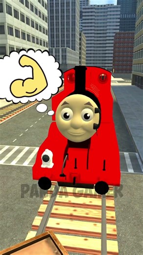 THOMAS LIGHTNING MCQUEEN TRAIN NEEDS HELP ON RAILWAY BIG CITY Garry's Mod