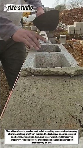 Precision Concrete Block Installation – Fast & Efficient Masonry Technique