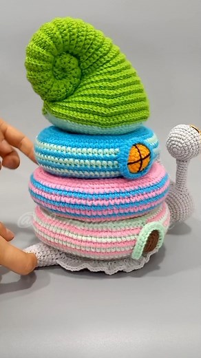 Adorable Crochet Stacking Toys Tutorial