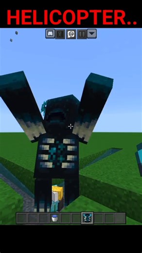 Minecraft helicopter moment 🤡
