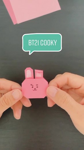 BT21 COOKY Origami Tutorial