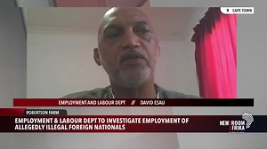 2.9K views · 33 reactions | The Department of Employment and Labour will probe all farms in Robertson, Western Cape, for the hiring of allegedly illegal foreign nationals. The department's provincial chief inspector, David Esau, speaks to #Newzroom405. WATCH: bit.ly/3qllMkS | Newzroom Afrika | Facebook