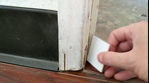 Door Corner Seals Corner Seal Pads to The Bottom of Your Exterior Doors Fix Light Gaps Around Doors Easy Trick for Gaps Bottom of Door Door Weatherstripping (Pure White)