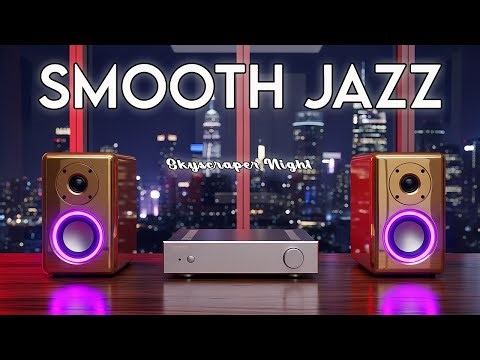 Smooth Jazz Lounge 🌆 Skyscraper Vibes for Study & Productivity