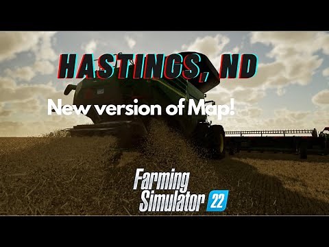 NEW FS22 16X MAP!!! Hasting, ND Updated| Farming Simulator 22