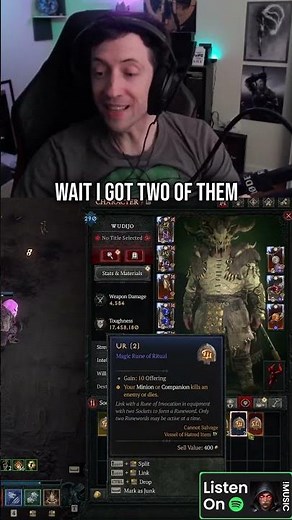 Diablo 4 - Double UR Rune