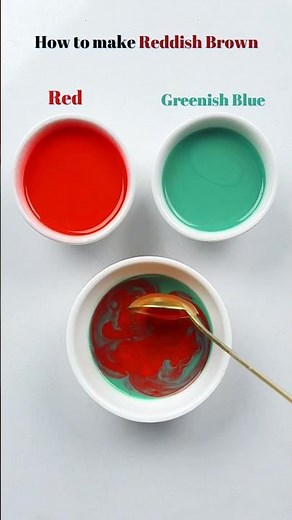 How Blue and Red Come Together to Create a Rich Reddish Brown
