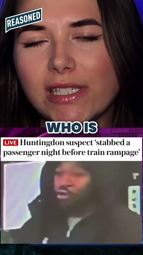 Mass train stabbing suspect allegedly stabbed someone on a DLR train the night before, AND was caught harassing people with a knife in a barber shop the night before! Yet he was walking free… Watch the full video with Chloe Dobbs on Reasoned’s YouTube channel 📺 #news #politics #lner #cambridge #huntingdon | Reasoned