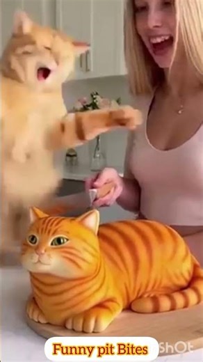 He thought it was a toy! 😂 Cat's Hilarious Reaction to Birthday Cake!