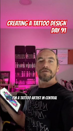 Creating A Tattoo Design Every Day - Day 91 #tattooartist #tattooed #tattoodesign #tattooideas
