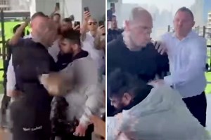 Watch Martyn Ford and Sajad Gharibi come to blows in explosive press conference