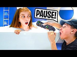 PAUSE CHALLENGE With GIRLFRIEND For 24 HOURS!
