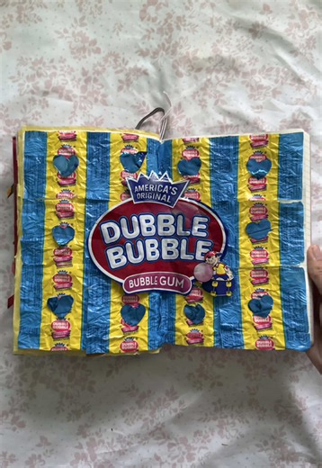 Create a Dubble Bubble Gum Junk Journal
