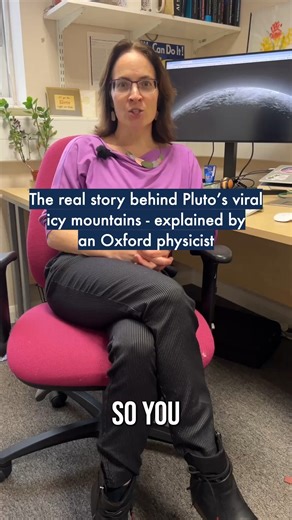 The inside story behind the shot of Pluto that took around 9 years and over 3 billion miles to reach Earth 🚀 The image, which has recently gone viral, was captured by a camera on the New Horizons spacecraft. University of Oxford Physics’ Dr Carly Howett is the Principal Investigator of the Ralph instrument, which includes the camera used to take the image. Dr Howett breaks down what you’re seeing in the clip. | University of Oxford