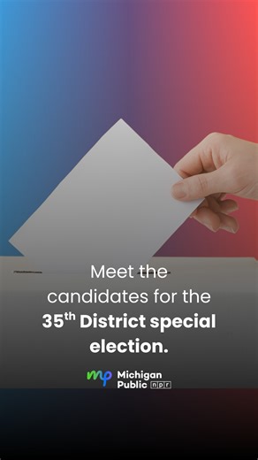 Rep. Kristen McDonald Rivet previously represented Michigan's 35th District, before leaving to serve Michigan's 8th congressional district in the U.S. House of Representatives. Since then, the spot's been vacant. With the special primary for the 35th District is about a month away, let's meet some of the candidates running for the job and why they think they're the right fit. For the full story, visit michiganpublic.org. #candidates #SpecialElection #specialelection #specialprimary #SpecialPrima