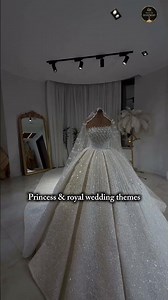 This Princess Gown Will Make You a Royal Bride ✨ #LuxuryWedding #BridalGown #WeddingDress