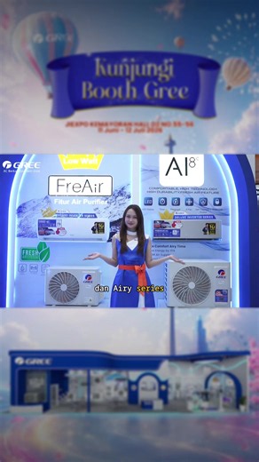 AC Gree 0.5 PK Inverter: Lineup AC Rumah & Portable di PRJ 2026
