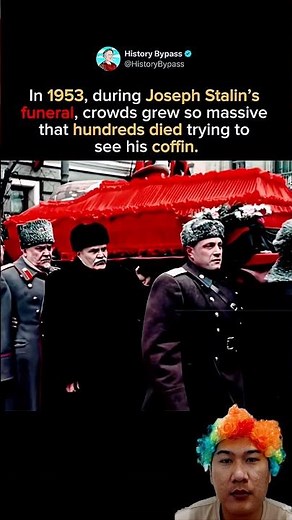 Joseph stalin funeral was chaos #history #shorts