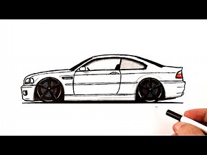Как нарисовать БМВ М3 E46