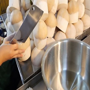 6.4M views · 10K reactions | amazing coconut jelly making - thai street food | HKG Life | Facebook