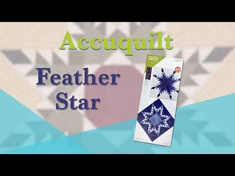 Feather Star Accuquilt Die