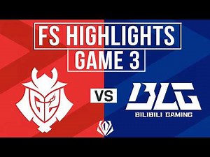 G2 vs BLG Highlights Game 3 | 2026 First Stand | G2 Esports vs Bilibili Gaming