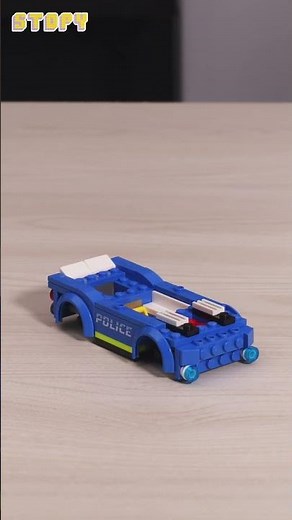 LEGO Stop Motion Police Car – Flying Bricks Speed Build in 60 Seconds! #legostopmotion