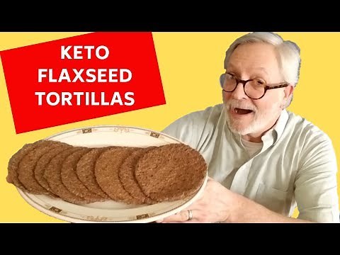 KETO FLAXSEED MEAL TORTILLAS: EASY, QUICK PALEO VEGAN ONLY 3 INGREDIENTS!