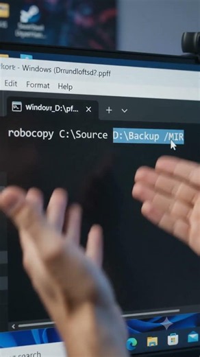 Sauvegarde Miroir Automatique avec Robocopy