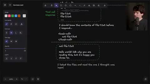Writing a harness that can code is not hard.But there's also a reason we don't use harnesses written in 100 LOC.What's hard and where the harness does matter:- giving the model relevant information at the right time (files, git, etc.)- getting the edge cases right (e.g. tool disclosure, result truncation, pruning, compaction)- making it easy to augment with your own workflows (skills, tooling, memory)- capturing all this as a good ux (streaming, queuing, interruption, ui)The overarching goal of 